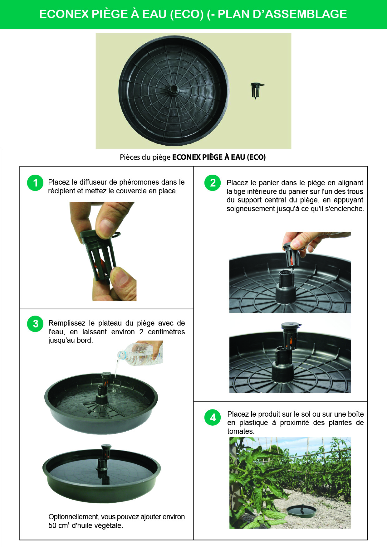 ECONEX TRAMPA DE AGUA ECO - ESQUEMA DE MONTAJE